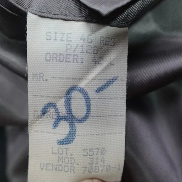 Stafford Tuxedo Suit Mens 48 Regular Black Wool Blend Formal Wear 2 Piece Set - Picture 10 of 15